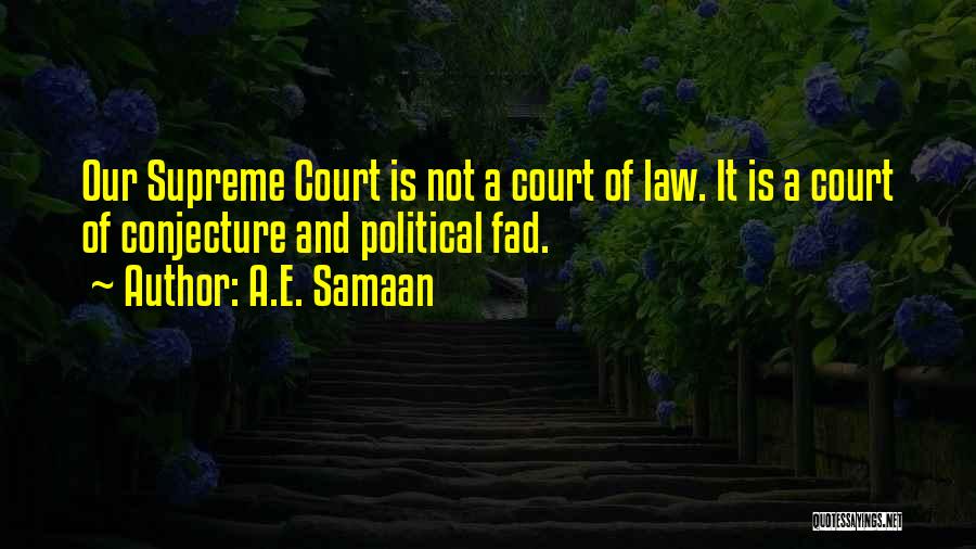 Constitutional Law Quotes By A.E. Samaan