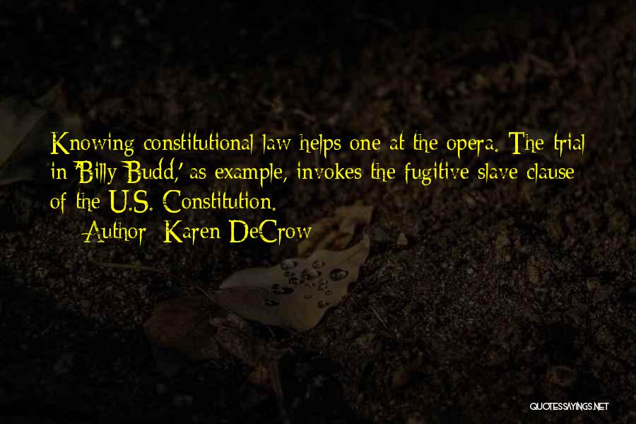 Constitutional Law Quotes By Karen DeCrow