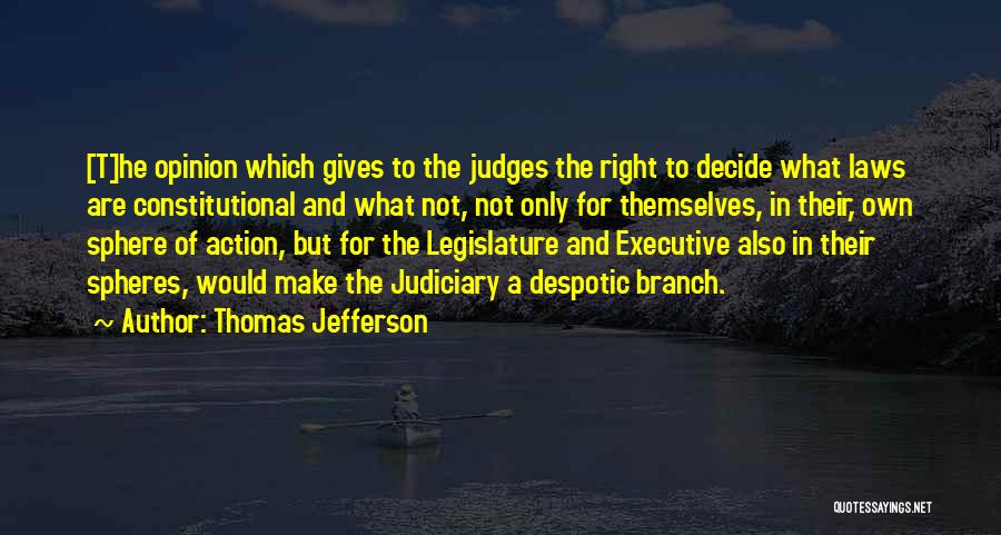 Constitutional Law Quotes By Thomas Jefferson