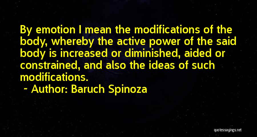 Constrained Quotes By Baruch Spinoza