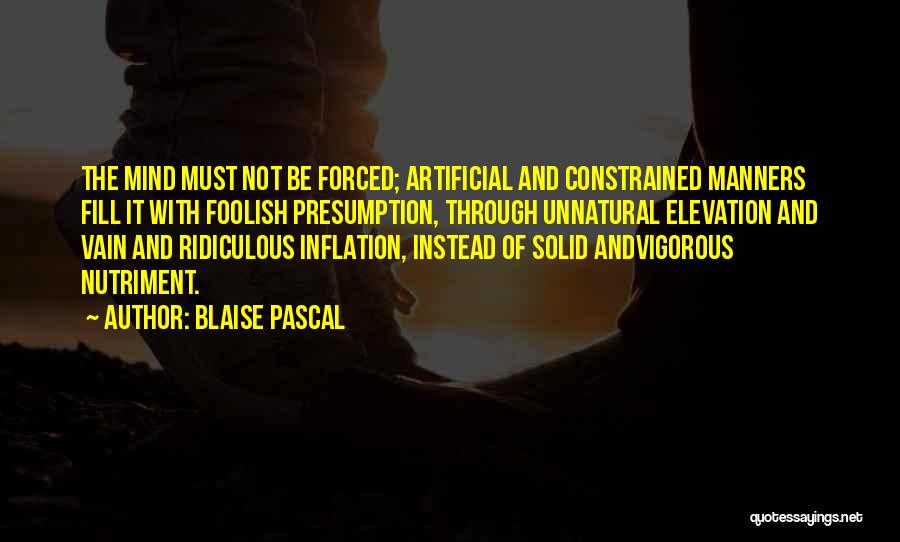 Constrained Quotes By Blaise Pascal