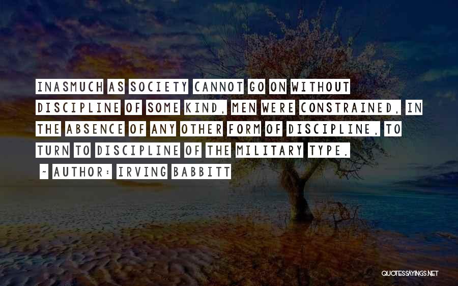 Constrained Quotes By Irving Babbitt