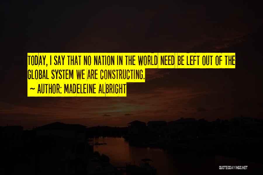 Constructing Quotes By Madeleine Albright