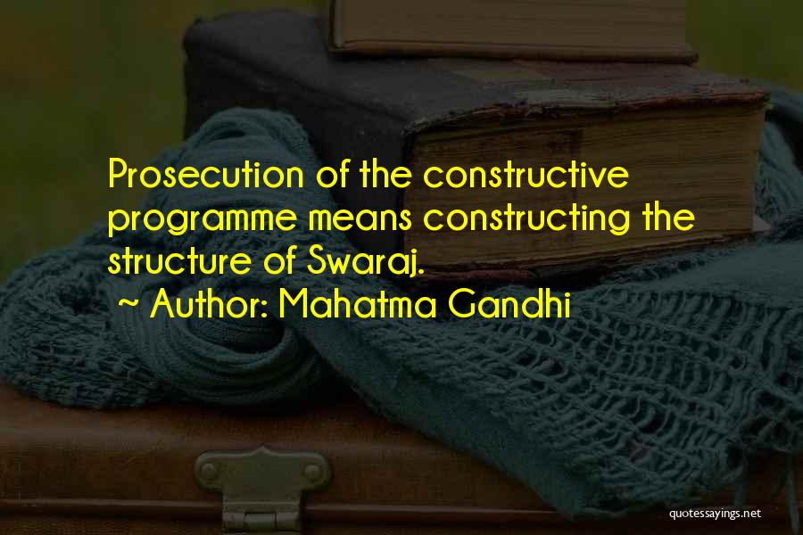 Constructing Quotes By Mahatma Gandhi