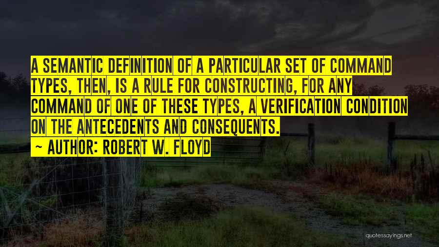 Constructing Quotes By Robert W. Floyd