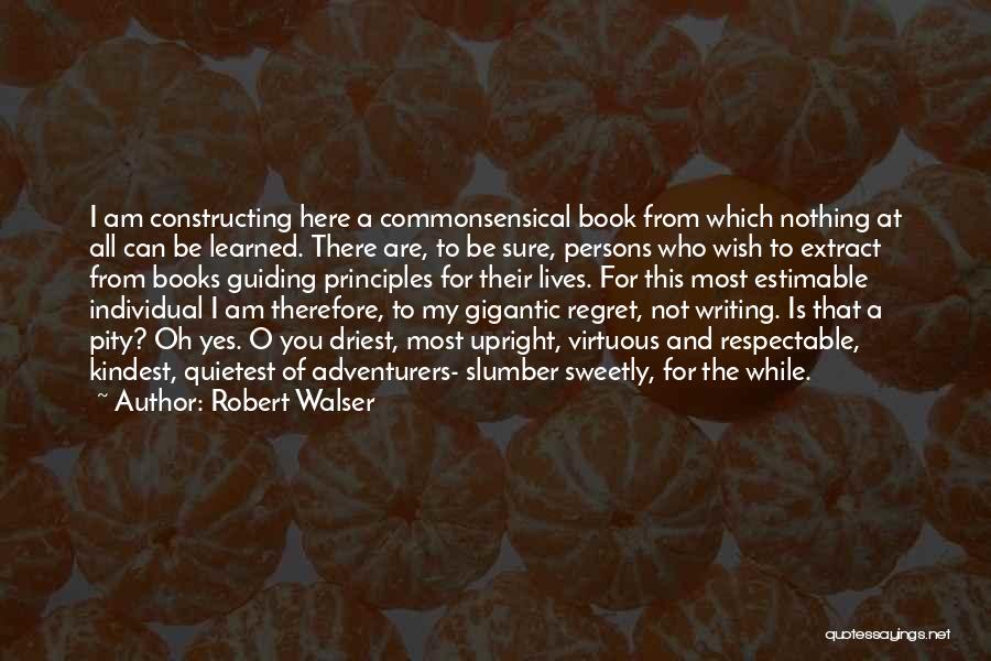 Constructing Quotes By Robert Walser