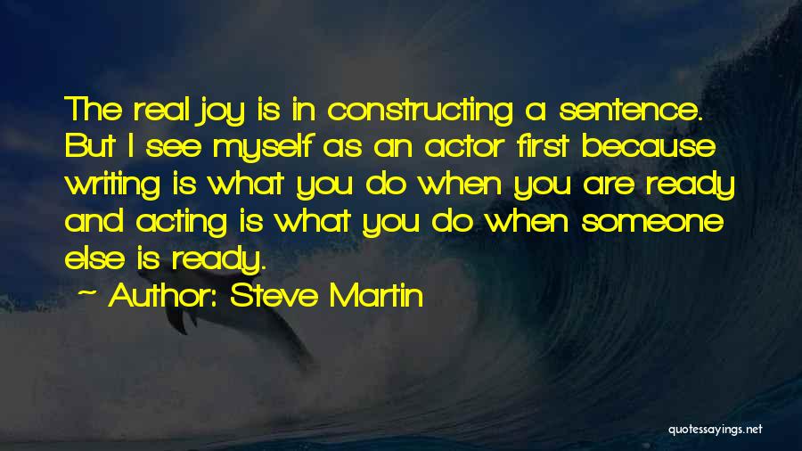 Constructing Quotes By Steve Martin