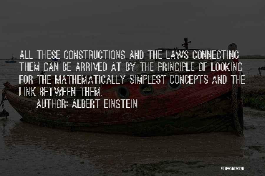 Constructions Quotes By Albert Einstein