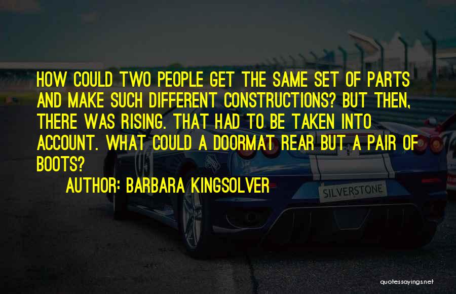 Constructions Quotes By Barbara Kingsolver