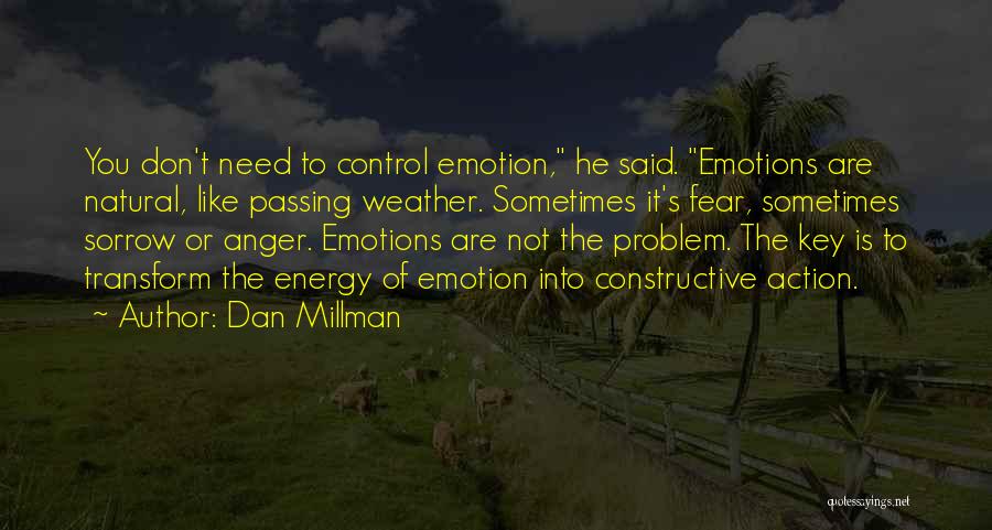 Constructive Anger Quotes By Dan Millman