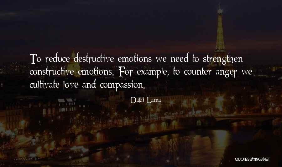 Constructive Destructive Quotes By Dalai Lama Constructive Destructive Quotes By Dalai Lama