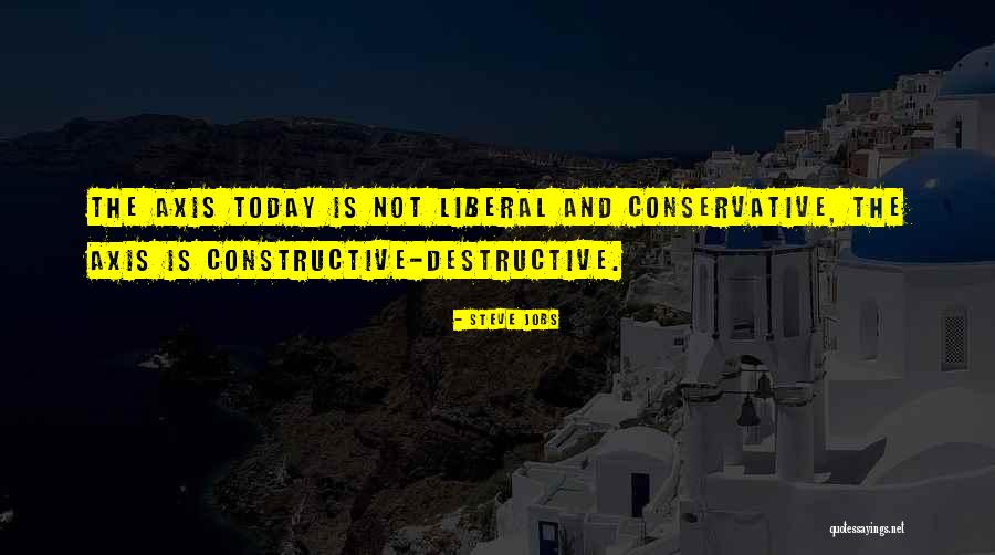 Constructive Destructive Quotes By Steve Jobs Constructive Destructive Quotes By Steve Jobs