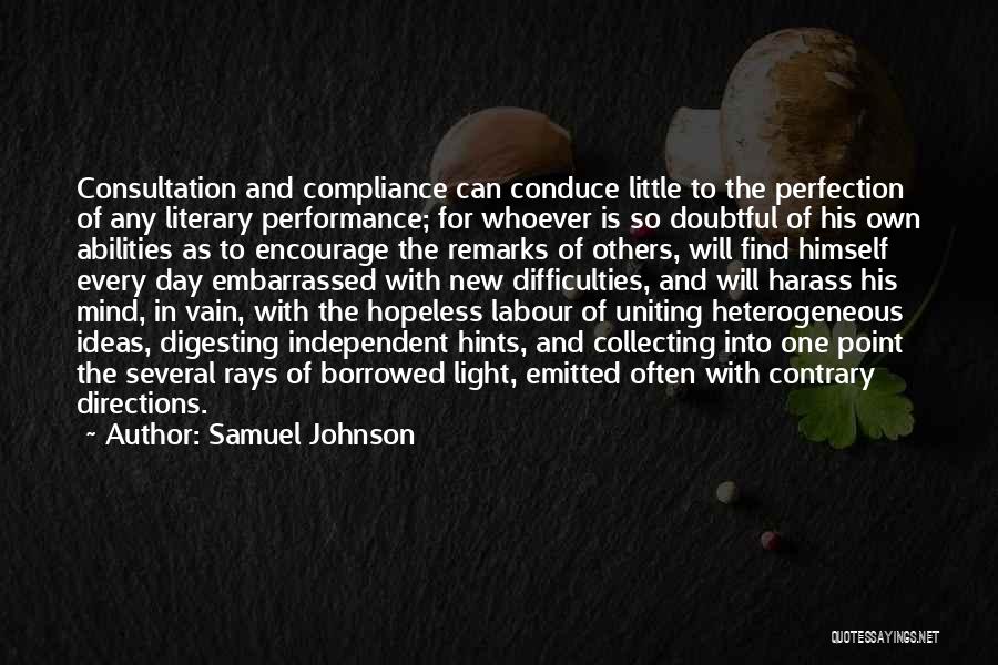 Consultation Quotes By Samuel Johnson