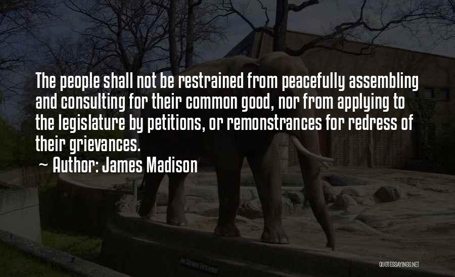 Consulting Quotes By James Madison