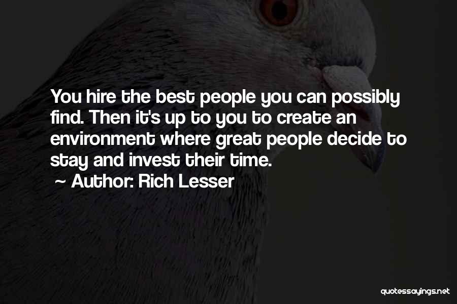 Consulting Quotes By Rich Lesser