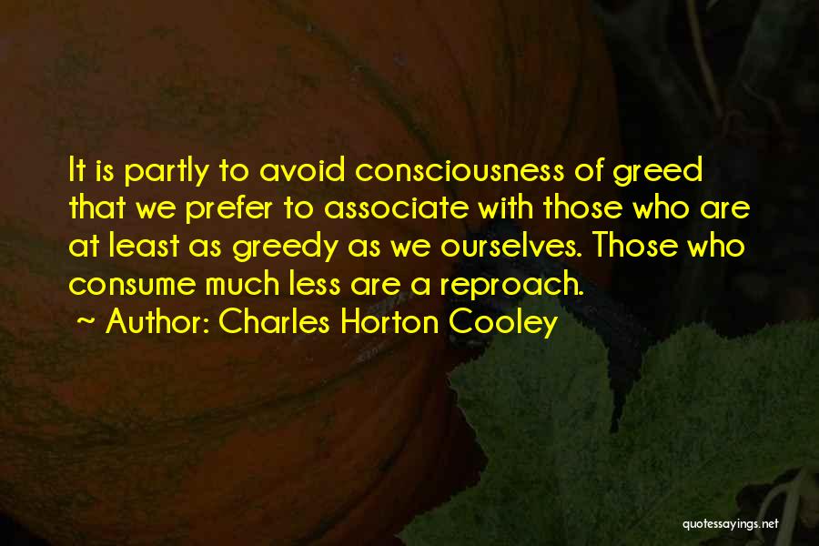 Consume Less Quotes By Charles Horton Cooley