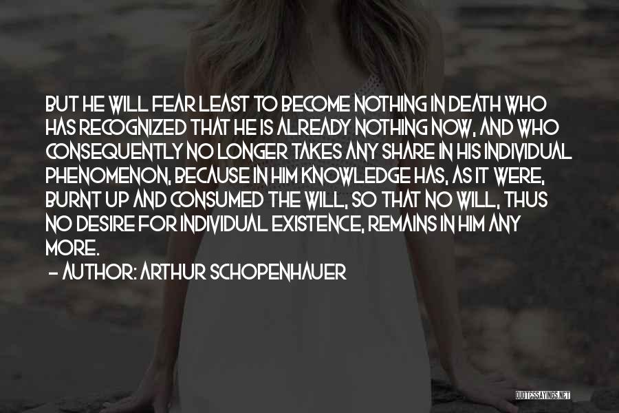 Consumed By Fear Quotes By Arthur Schopenhauer