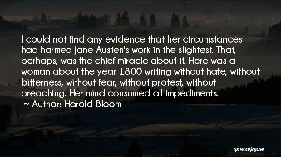 Consumed By Fear Quotes By Harold Bloom