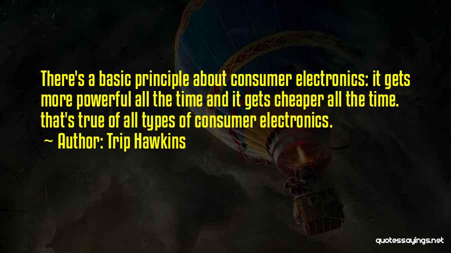 Consumer Electronics Quotes By Trip Hawkins