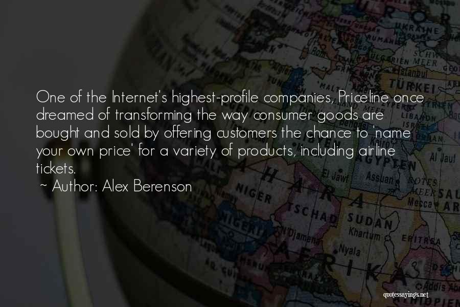 Consumer Goods Quotes By Alex Berenson