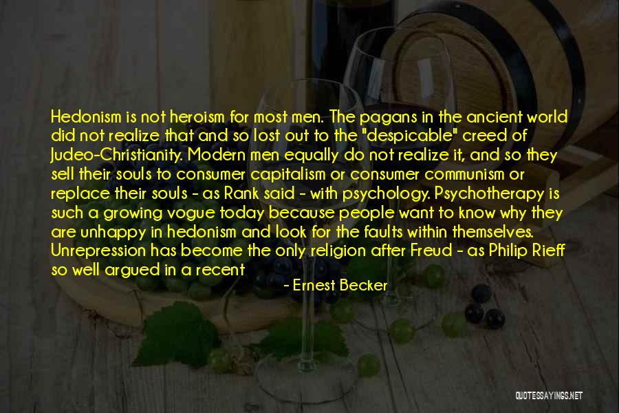 Consumer Psychology Quotes By Ernest Becker Consumer Psychology Quotes By Ernest Becker