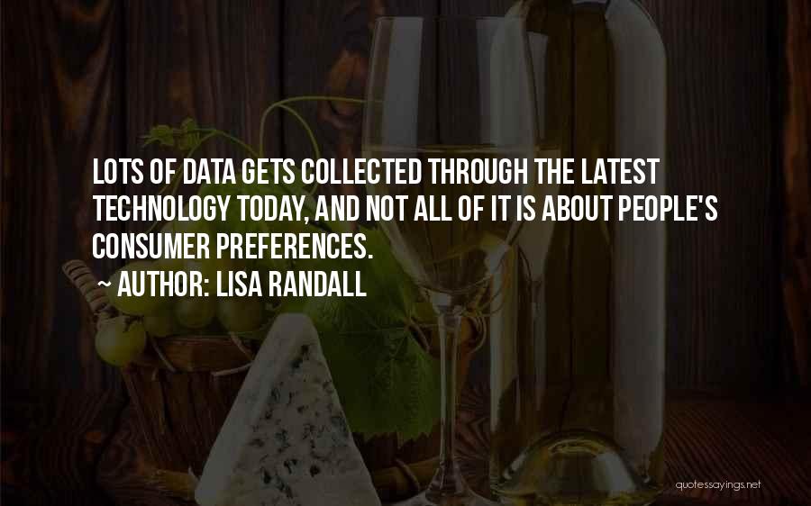 Consumer Quotes By Lisa Randall