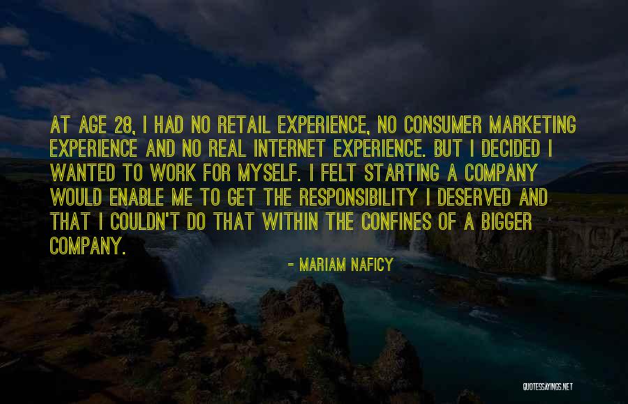 Consumer Quotes By Mariam Naficy