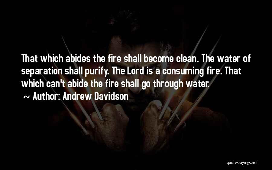 Consuming Fire Quotes By Andrew Davidson