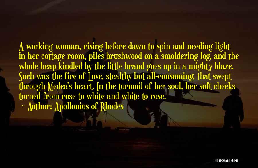 Consuming Fire Quotes By Apollonius Of Rhodes