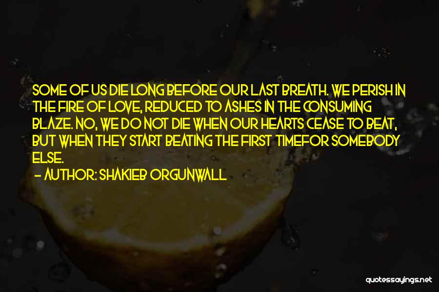 Consuming Fire Quotes By Shakieb Orgunwall