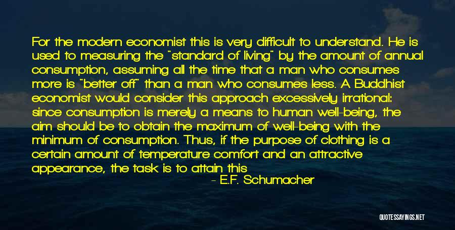 Consumption Quotes By E.F. Schumacher Consumption Quotes By E.F. Schumacher