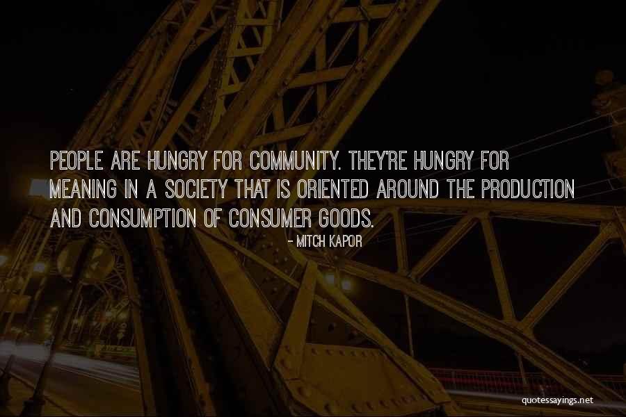 Consumption Society Quotes By Mitch Kapor Consumption Society Quotes By Mitch Kapor