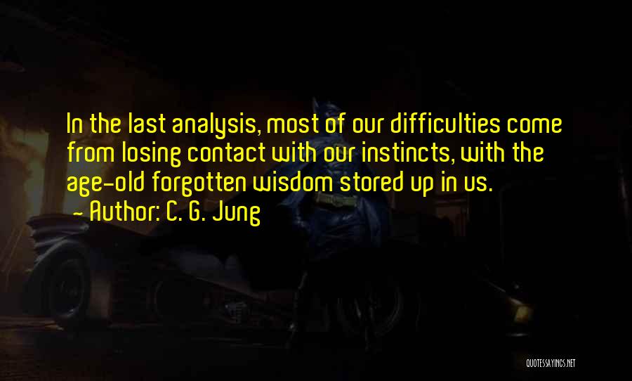 Contact Us Quotes By C. G. Jung