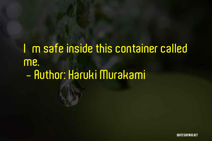Container Quotes By Haruki Murakami