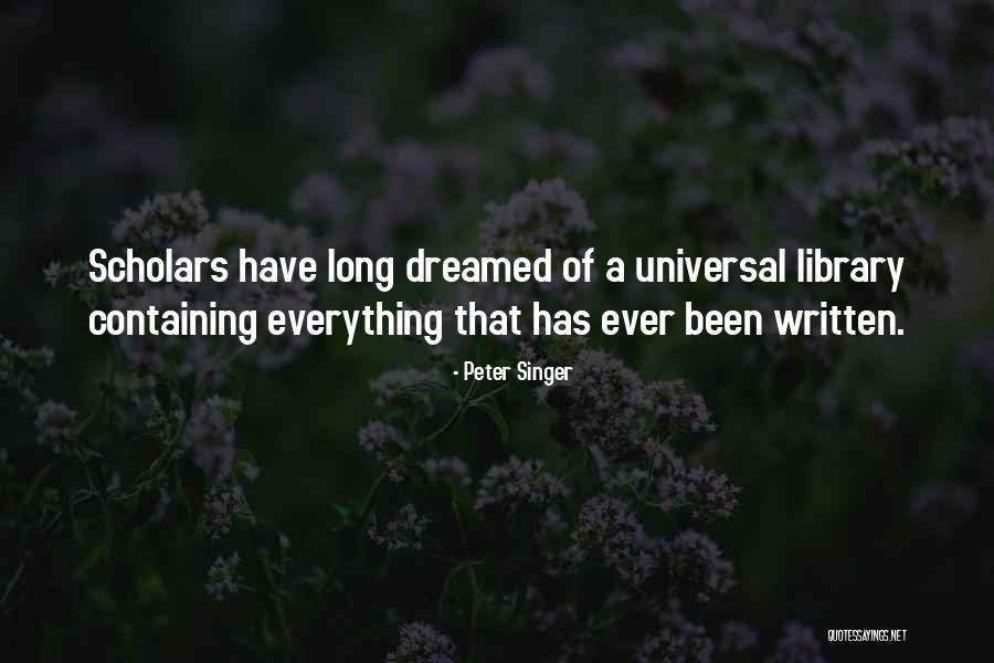 Containing Quotes By Peter Singer Containing Quotes By Peter Singer