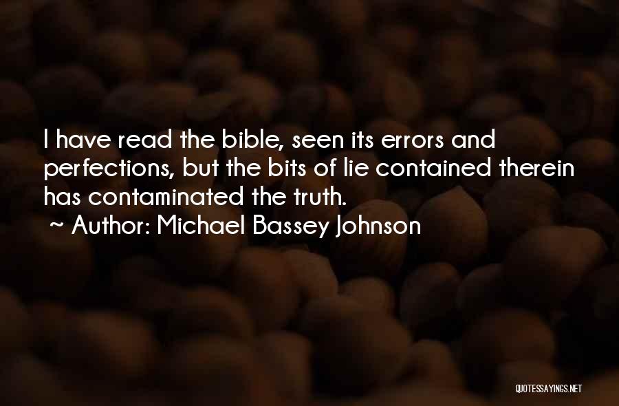 Contaminated Book Quotes By Michael Bassey Johnson