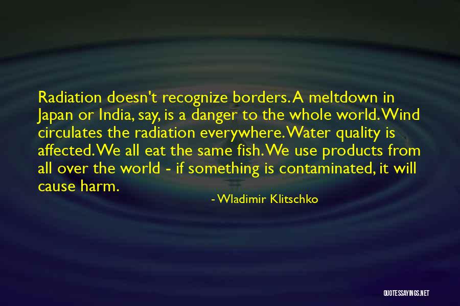 Contaminated Water Quotes By Wladimir Klitschko