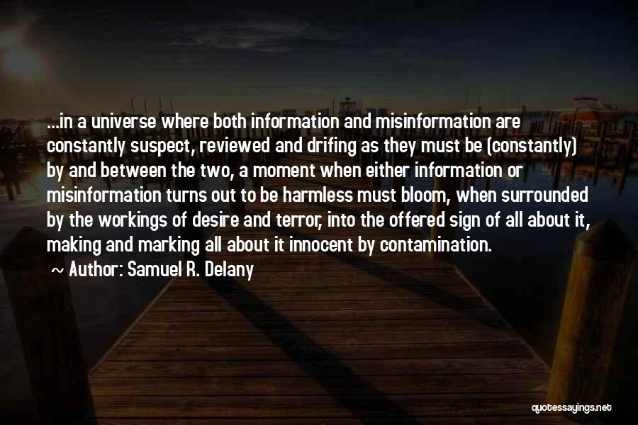 Contamination Quotes By Samuel R. Delany