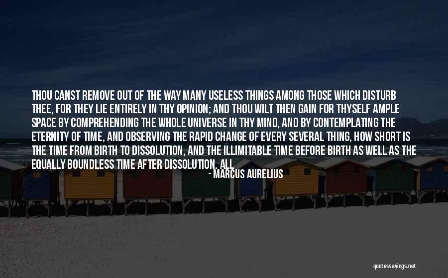 Contemplating Change Quotes By Marcus Aurelius