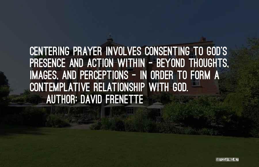 Contemplative Quotes By David Frenette