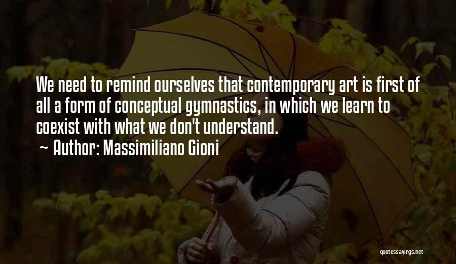 Contemporary Art Quotes By Massimiliano Gioni