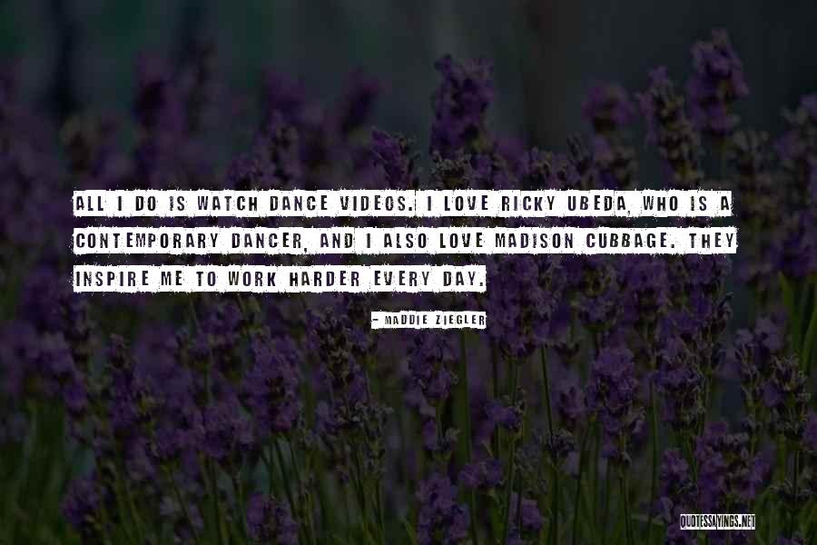 Contemporary Dance Quotes By Maddie Ziegler Contemporary Dance Quotes By Maddie Ziegler