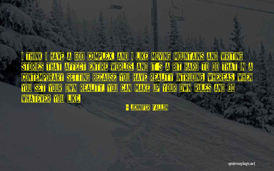Contemporary Reality Quotes By Jennifer Fallon Contemporary Reality Quotes By Jennifer Fallon