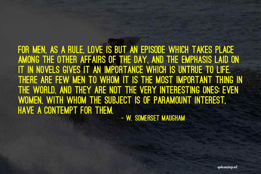 Contempt With Life Quotes By W. Somerset Maugham Contempt With Life Quotes By W. Somerset Maugham