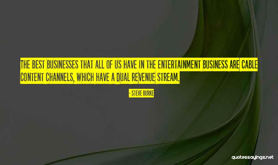 Content In Business Quotes By Steve Burke Content In Business Quotes By Steve Burke