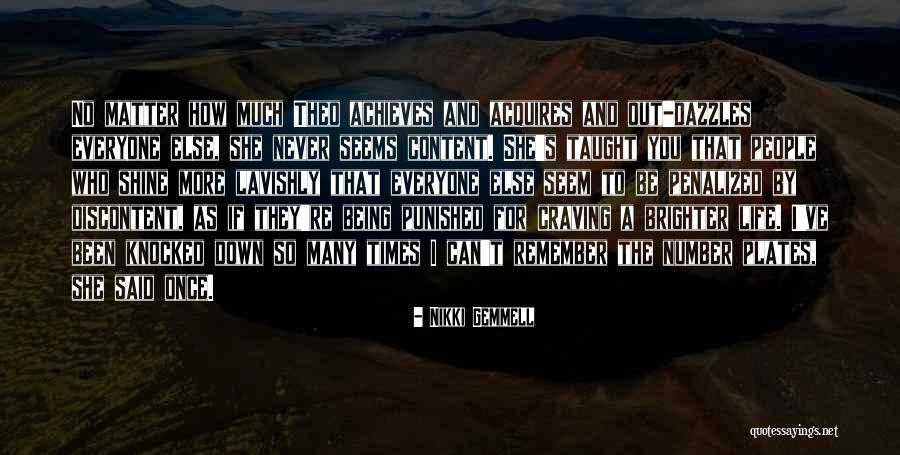 Content Life Quotes By Nikki Gemmell Content Life Quotes By Nikki Gemmell