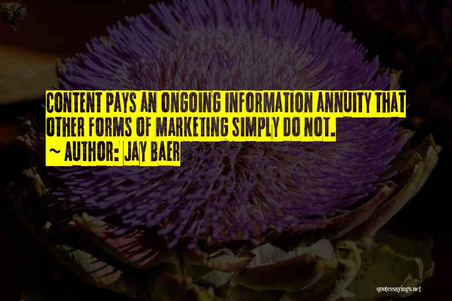 Content Marketing Quotes By Jay Baer