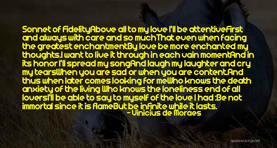 Content With Loneliness Quotes By Vinicius De Moraes Content With Loneliness Quotes By Vinicius De Moraes
