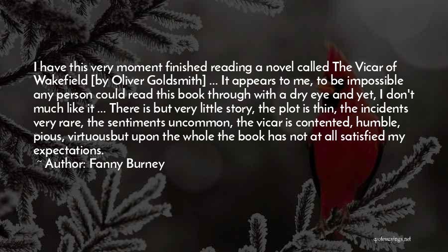 Contented Person Quotes By Fanny Burney