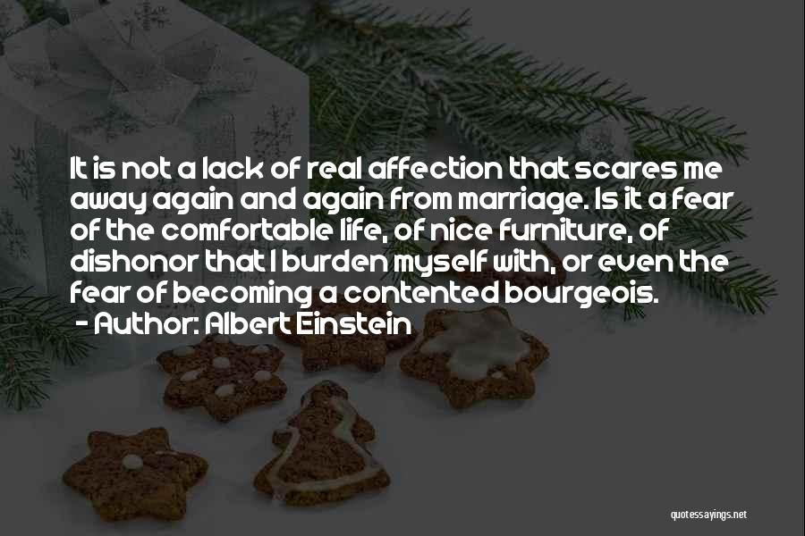 Contented Quotes By Albert Einstein